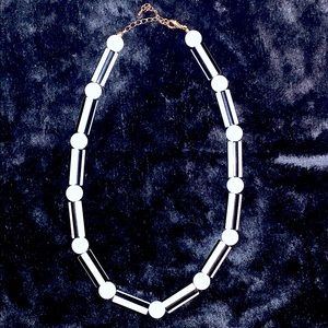 Vintage black and white necklace